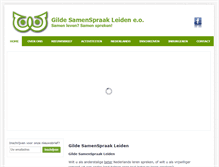 Tablet Screenshot of gildesamenspraakleiden.nl